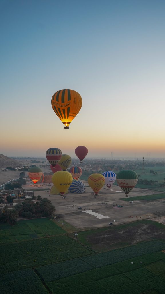 montgolfière louxor egypte itinéraire voyage 