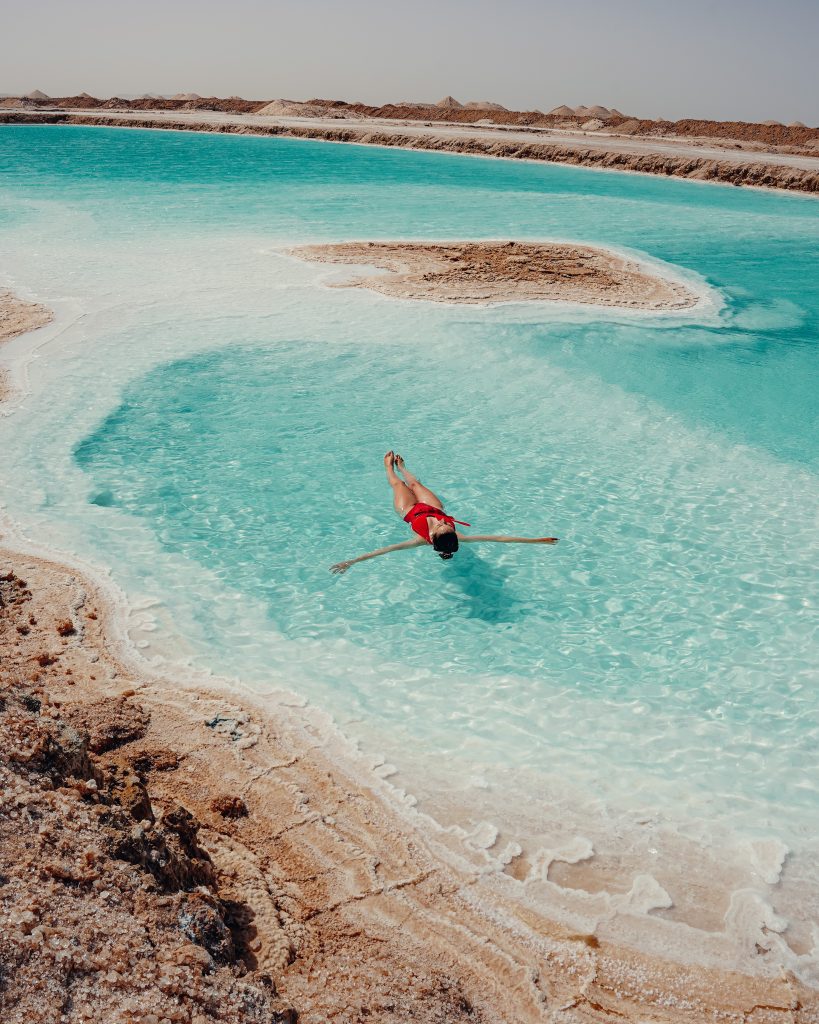 lac salé siwa egypte