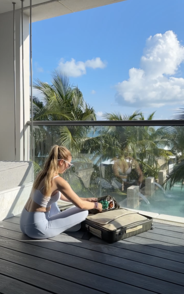 rangement valise essentiel road trip