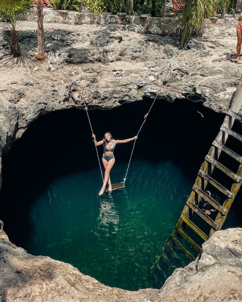 cenote calavera tulum mexique
