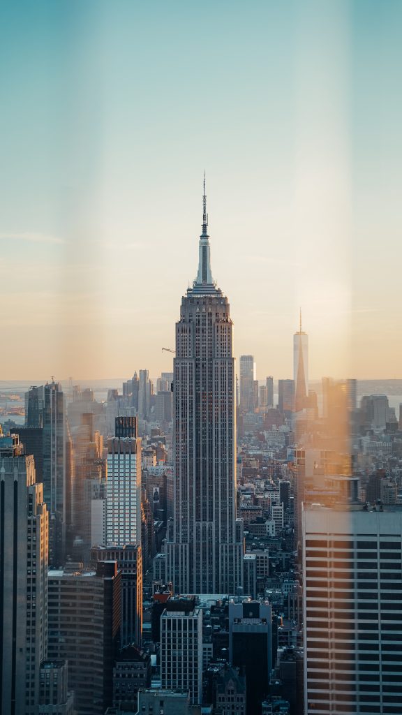 empire state building vu depuis le top of the rock