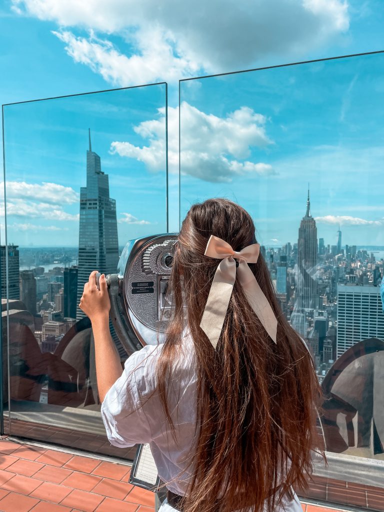 vue depuis le top of the rock new york