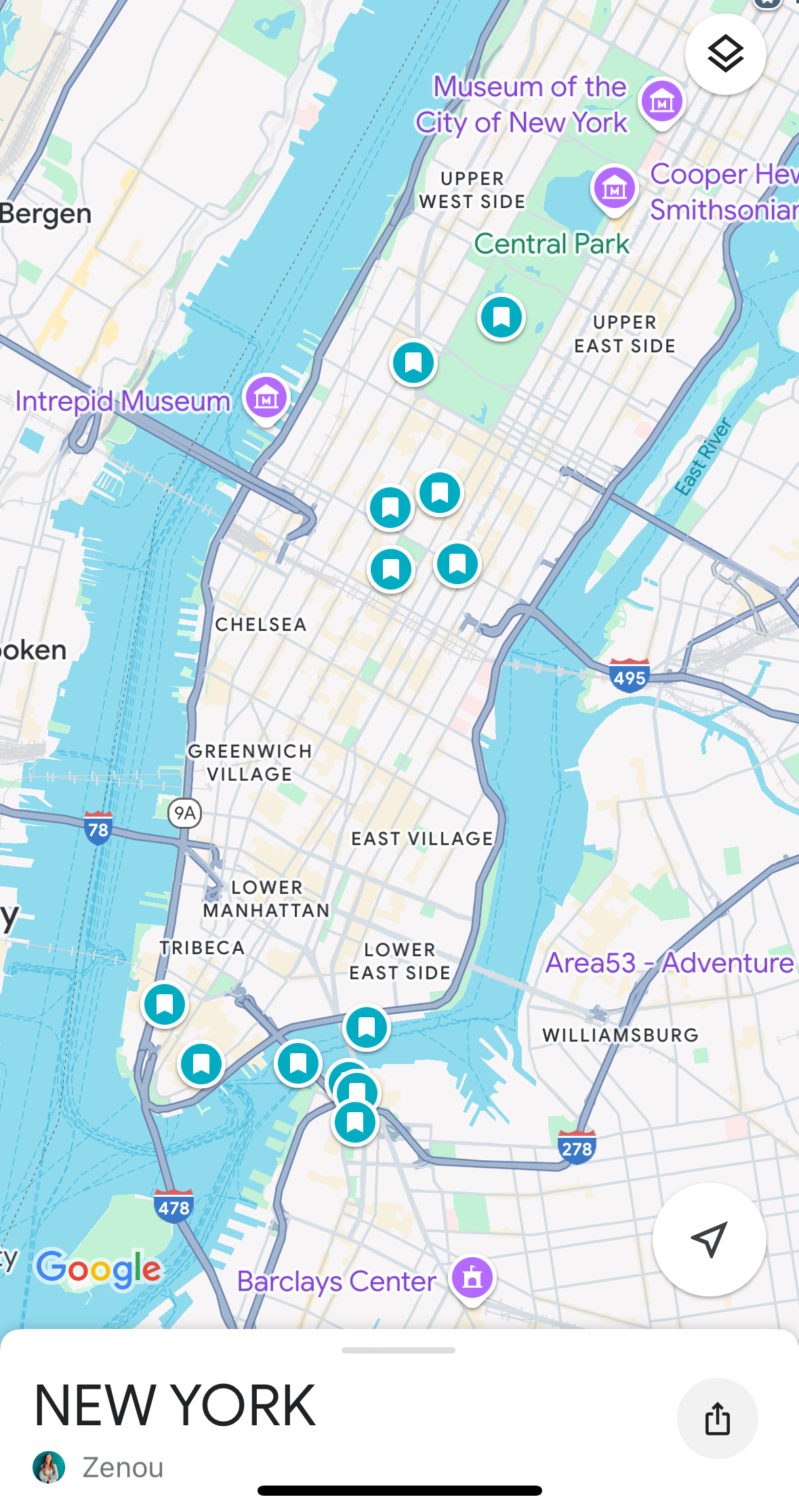 application google maps pour organiser tes voyages