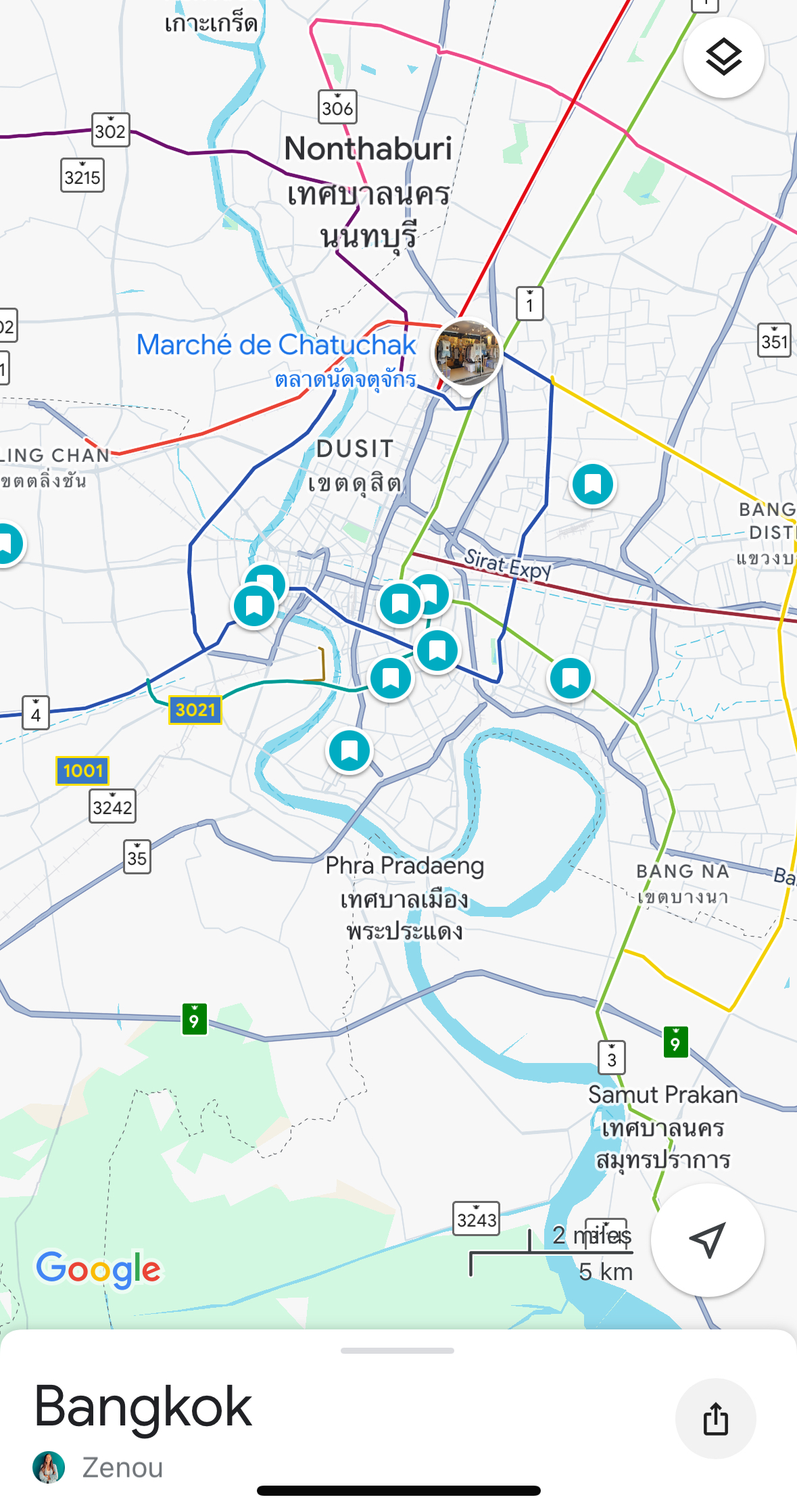 application google maps pour organiser tes voyages